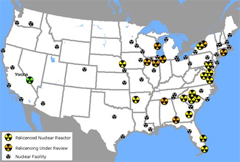 United States Nuclear Power Plants Map