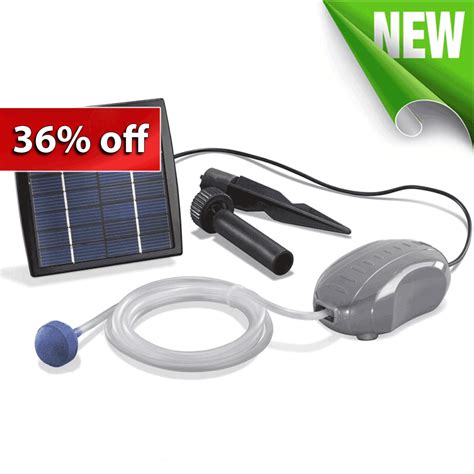 Solar Oxygenator Solar Air Pump Powerbee Solar Pond Pond Aerator