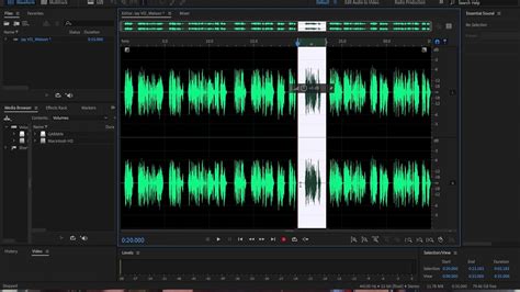 Record Edit Audio In Adobe Audition Youtube