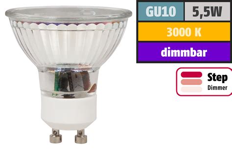 Led Strahler Mcshine Ls 450 Gu10 5 5w 470lm Warmweiß Step Dimmbar