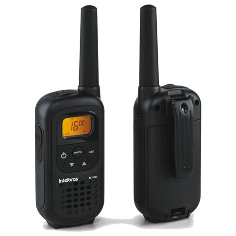 Kit Rádio Comunicador Walkie Talkie RC 4002 Intelbras Digi Mania