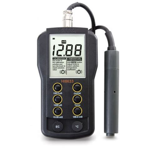 Portable Conductivity Meter Hi8633 Hanna Instruments