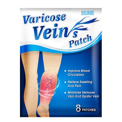 8pcs Varicose Veins Patches Dredge Vein Smoothing Varicose Veins Reduce