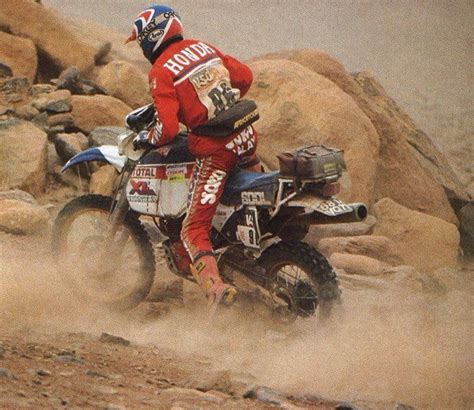 Gilles Lalay Honda XL 1985 Paris Dakar Rallye Paris Dakar Paris Dakar