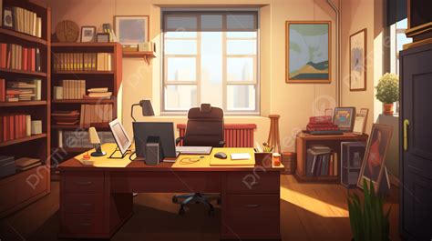 An Open Scene Of An Office With Windows Background, Picture For My ...