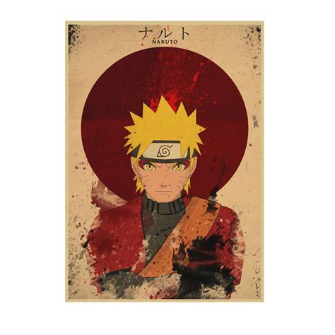 Poster Naruto Foto Naruto Poster Anime Poster Kualitas Terbaik Bahan Ac