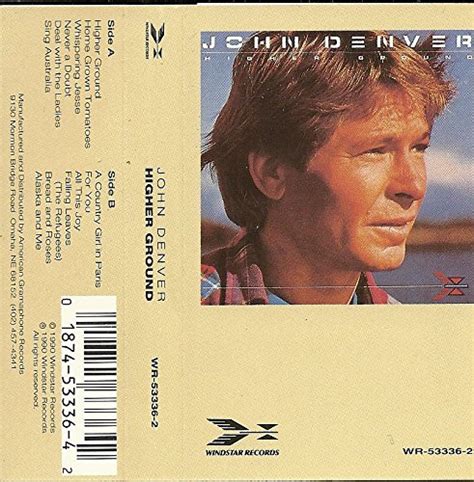 John Denver Higher Ground 1990 Cassette Discogs