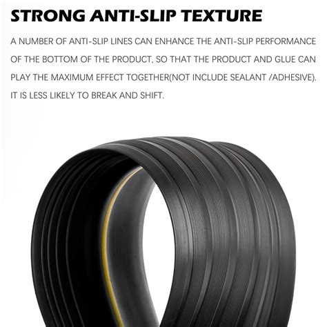 Snapklik Universal Garage Door Bottom Threshold Seal Strip