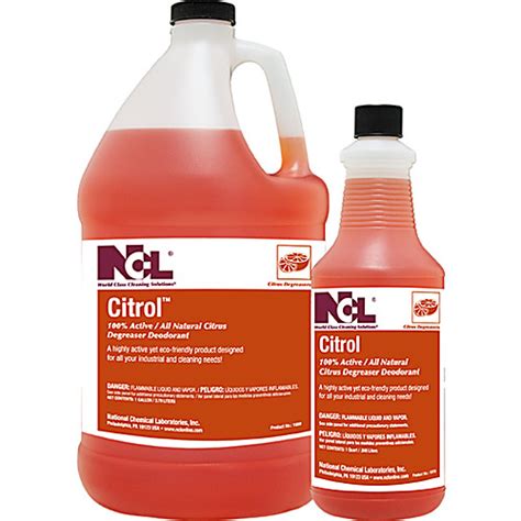 CITROL™ 100% Active / All Natural Citrus Degreaser Deodorizer