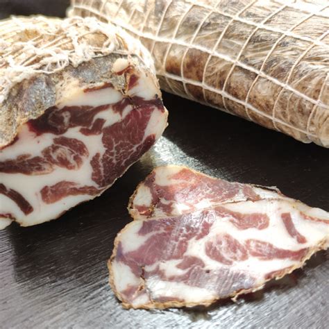 Charcuterie Coppa Viande Corse Aop Charcuterie En Ligne Charcuterie