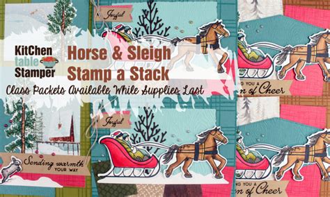 Festive Tags Stamp A Stack Card Class