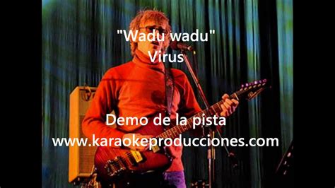 Virus Wadu Wadu DEMO PISTA KARAOKE INSTRUMENTAL YouTube