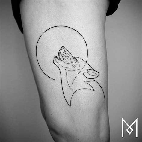 18 Tatouages Superbes Réalisés Dun Seul Trait Continu Mini Tattoos