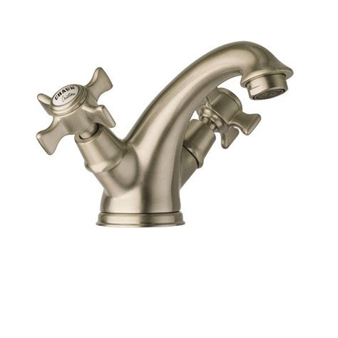 Mélangeur pour lavabo avec vidage CHAMBORD METAL BROSSE CRISTINA