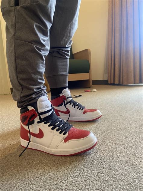 Air Jordan 1 High ‘heritage On Foot Sneakers