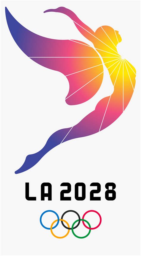 Los Angeles Olympics 2028 Logo, HD Png Download - kindpng