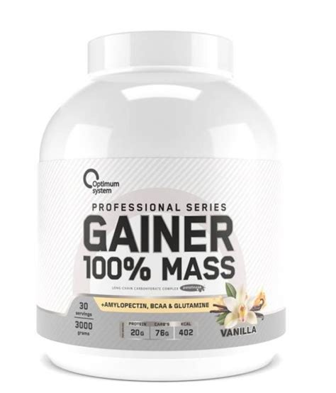 Гейнер Optimum System 100% Mass Gainer 3000 г купить в интернет ...