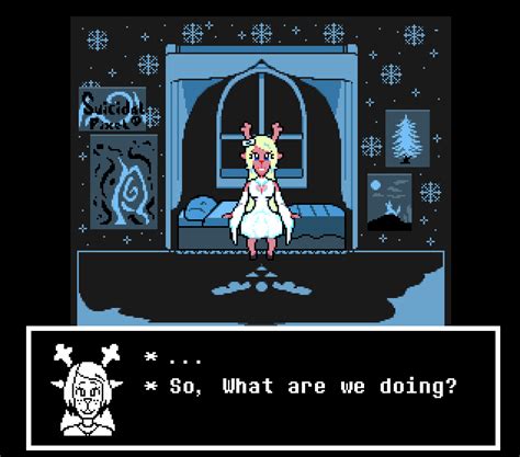 rule  animated bed bedroom breasts deer deltarune deltarune chapter