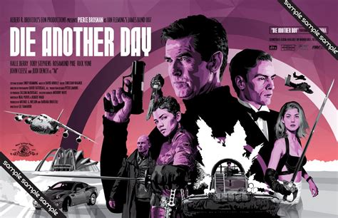 James Bond 007 Diamonds Are Forever Fan Art 12 X 34 Digital Print