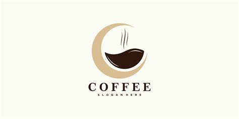 coffee logo design  coffee shop icon  creative concept premium