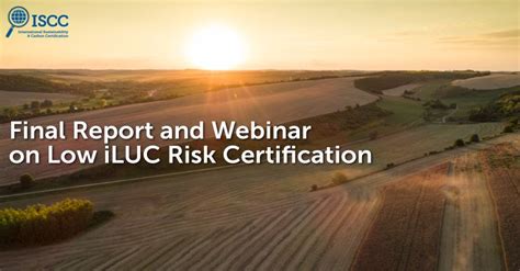 Iscc International Sustainability And Carbon Certification On