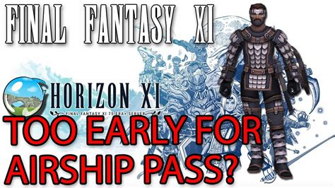 HorizonXI Final Fantasy XI Rank Mission 4 EXP Airship Pass Today