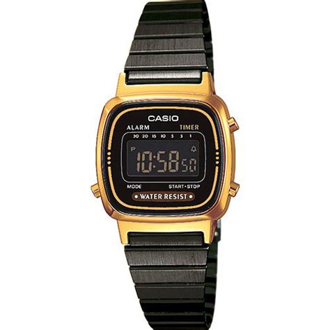 Reloj Casio Mujer Negro Con Dorado Atelier Yuwa Ciao Jp