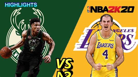 Los Angeles Lakers Vs Milwaukee Bucks Full Game Highlights