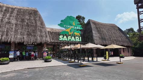 Visitors gather at the entrance of Vinpearl Safari, December 2024 ...