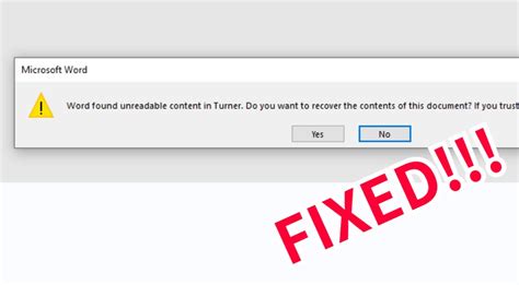 Word Found Unreadable Content Error How To Fix It Like A Pro Kadva Corp