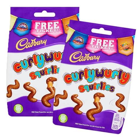 Cadbury Curly Wurly Squirlies 10 Piece Box Planet Candy Irelands