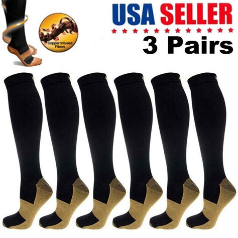 Pair Compression Stockings Neuropathy Socks For Women And Men Soothe