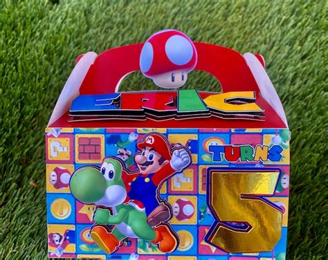 Super Mario Themed Gable Boxes Etsy