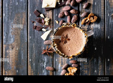 Mug Of Hot Chocolate Stock Photo Alamy