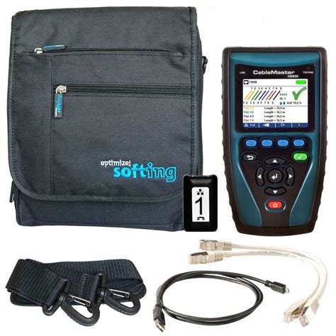 Softing CableMaster 800 (CM800) - сетевой тестер витой пары RJ45/12/11 ...