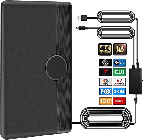 2023 Upgraded HD Digital TV Antenna Up 550 Miles Range Smart TV