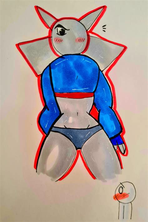 Shrinking Human Stares at Anthro Jay Jetix by DariaDoodleArt on DeviantArt