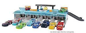 Disney Cars Ultimate Launcher 8 Lane Race Set Playset For Vehicles