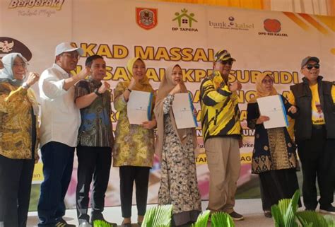 Mou Tripartit Rei Kalsel Gelar Akad Massal Kpr Subsidi Industri