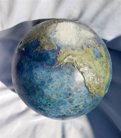 Planet Earth Sculpture by cindy ingraham keefer | Saatchi Art em 2024