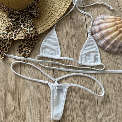 Mini Solid Midnight Black Bikini Top Micro Gigi