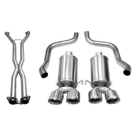 Corsa 14470CB Xtreme 304 SS Cat Back Exhaust System With Quad Rear Exit