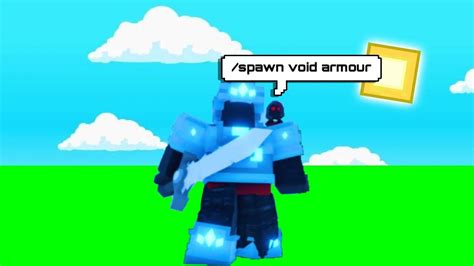 How To Spawn Void Armour In Roblox Bedwars Youtube