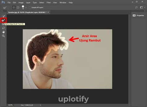 Cara Mudah Seleksi Rambut Di Photoshop Hasil Rapih