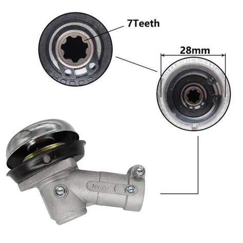 Scie CMCP adaptateur de tête de coupe herbe 7 9 dents boîte de