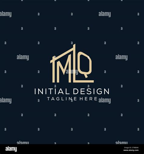 Initial Mq Logo Clean And Modern Architectural And Construction Logo