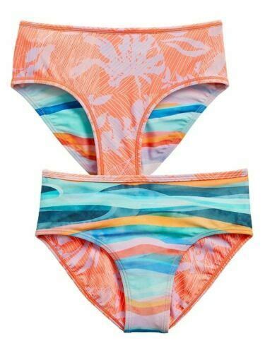 Athleta Girl Reversible Wave Break Bikini Swim Bottoms NWOT Sz M 8 10