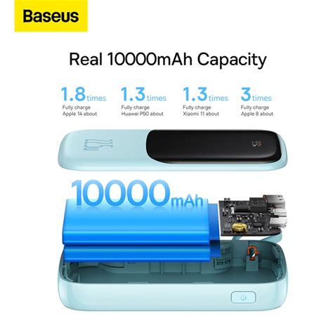 Baseus Mah W Qpow Pro Fast Charge Digital Display Power Bank