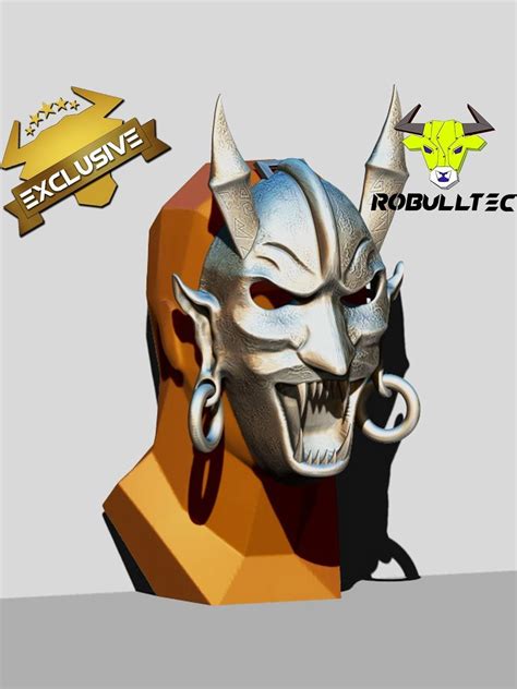 Yarka Demon Mask Robulltec 3D Model 3D Printable CGTrader