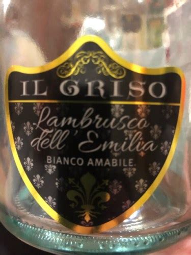 Il Griso Lambrusco Dell Emilia Bianco Amabile Vivino Canada